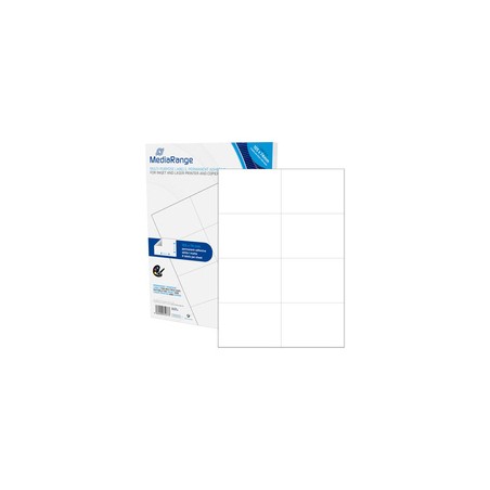 MediaRange Etiketten wht 1x74mm